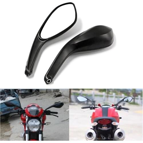 Motorcycle Rearview Rear View side Mirror Fit For 659 696 796 1100/S/EVO Streetfighter 848/821