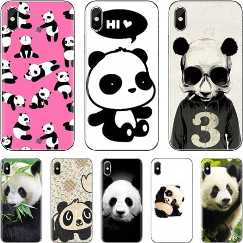 Cheap Silicone Phone Case lovely Chinese Panda For Samsung Galaxy A10 A30 A40 A50 A60 A70 a12 a31 a41 a51 a71 a20e a21s M30