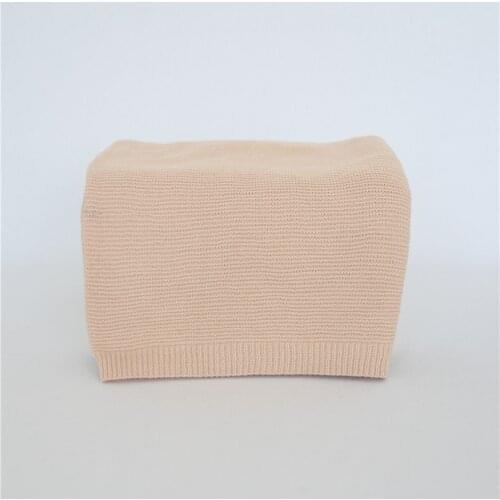 Newborn Photography Backdrop Stretch Knit Blanket Pastel Pink Posing Fabric Beanbag Cover Baby Background