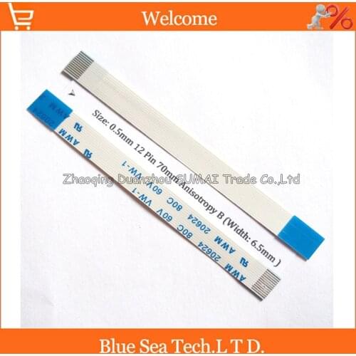 FFC FPC Flexible Flat Cable 0.5mm pitch 12pin 70mm Isotropy(A) or Anisotropy(B) cable,20624.80C 60V VW-1
