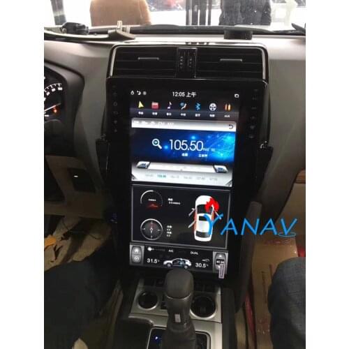 Android GPS navigation FOR-Toyota Land Cruiser Prado/LC150/ PRADO 150 2014-2019 car stereo vertical screen car radio DVD player
