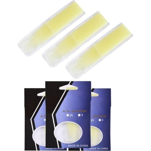 Hot Favorable Alto Saxophone Sax Reeds Size , Set of 3，Strength 1.5, 2, 2.5 N0PC