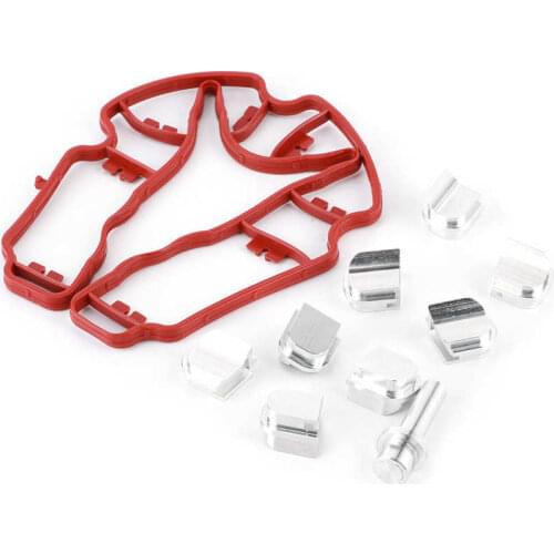 Aluminium Alloy Intake Manifold Delete Kit Runner Flap Delete Removal Fit for Audi VW TT A3 A4 2.0T FSI EA113 Engines