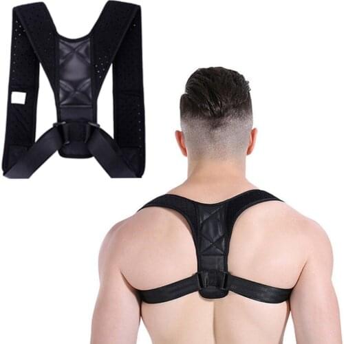 Upper Back Posture Corrector Clavicle Support Belt Back Slouching Corrective Posture Correction Spine Braces Supports