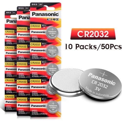 Panasonic Original 3V cr2032 Coin Lithium 4pcs/lot cr 2032 Button Cell Batteries Battery For Main Board Remote Control Toy