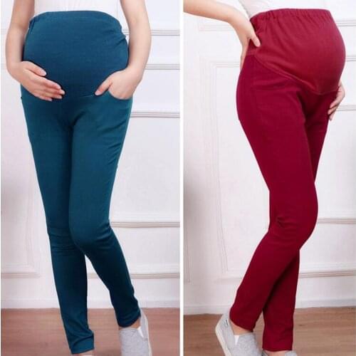 New Spring and Autumn Maternity Pants Ladies Wear Maternity Leggings Maternity Leggings Nine Trousers Trendy Gifts for Mothers