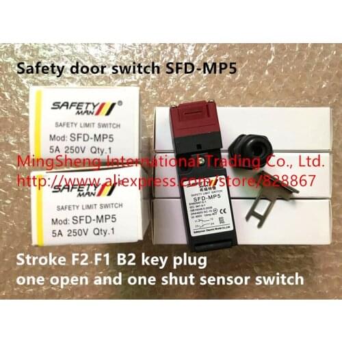 Original new 100% safety door switch SFD-MP5 stroke F2 F1 B2 key plug one open and one shut sensor switch