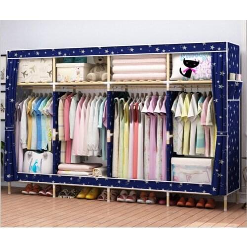 Latest wooden wardrobe length 210cm