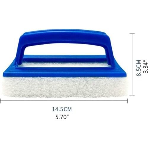 H55A Swimming Pool Cleaning Sponge Brushes with Handle Mop Suction Head Plastic Manual Cleaner Multi Purpose Clean Tools