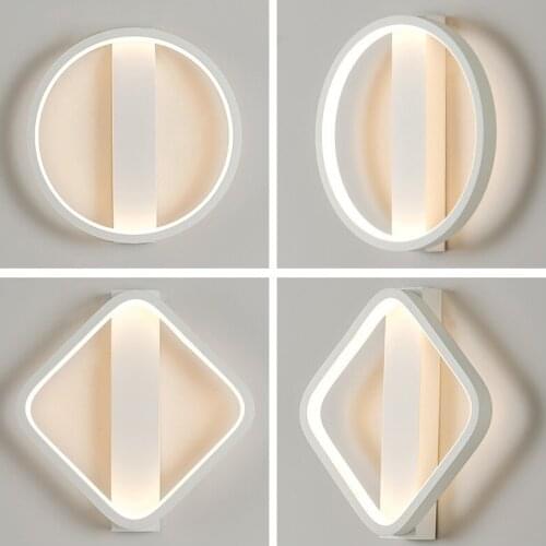 Modern bedroom light lampes suspendues glass ball led aisle living room bedside luminaria de parede espelho wall lamp