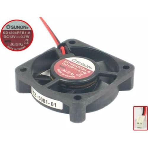 SUNON KD1204PFB1-8 DC 12V 0.7W 40X40X10mm Server Cooling Fan