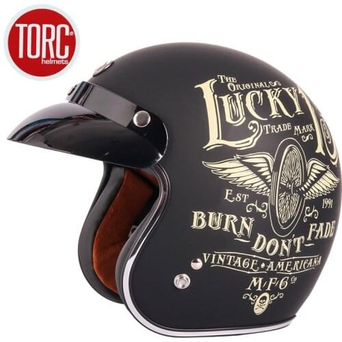 TORC T50 vintage open face brand casque motocross helmet DOT certification casco capacetes motocycle helmet DOT certification