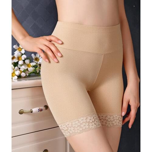Women Anti chafing Plus Size underwear Sexy Lace Seamless BoyShorts for Women Panties Safety Pants Shorts Underwear