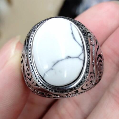 Vintage Men Women Oval Tiger Eye Brown Stones Ring in Stainless Steel Jewelry Mens middle Fashion Hotsell Accessories