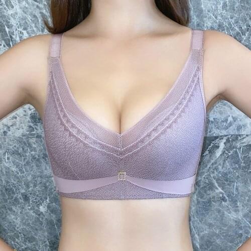 Womens Push Up Bras Sexy Lingerie Tops Trend Wireless Brassiere Glamour Bralette Plus Size Underwear A B C D Cup