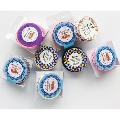 1X Sweet Strawberry Tower Hearts DIY Decorative Cloth Fabric Masking Tape Stickers Stick Label Book Computer Decor Washi Tape