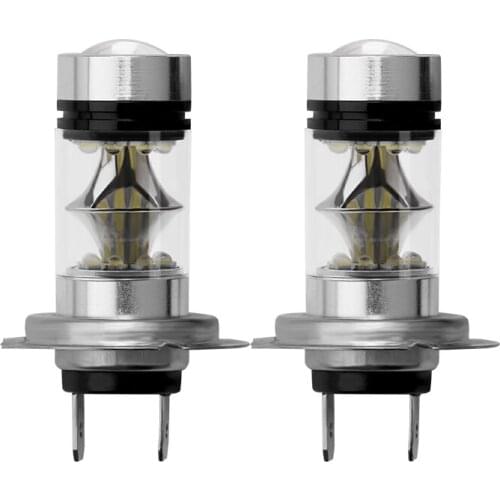 2PCS H4 100W 2828 20SMD 8000K Auto Fog Lamp Bulb High Power Automobiles Driving Runing Light Turn signal lights 9005 9006 12-24V