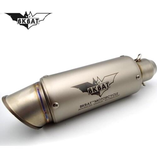 51MM ak Titanium motorcycle exhaust pipe muffler scooter exhaust For vfr1200x gsx r600 k8 2008 Nexus Gilera 300cc Tmax 500