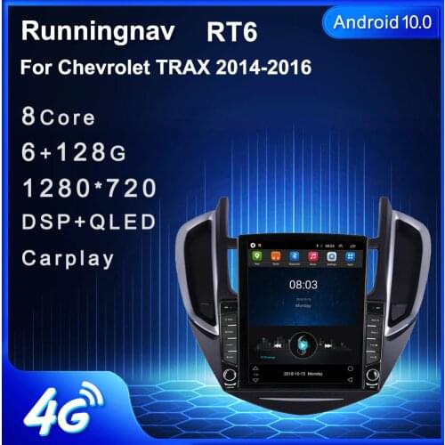9.7" Android 10.1 For Chevrolet TRAX 2014-2016 Tesla Type Multimedia Car Radio Player Navigation GPS No DVD