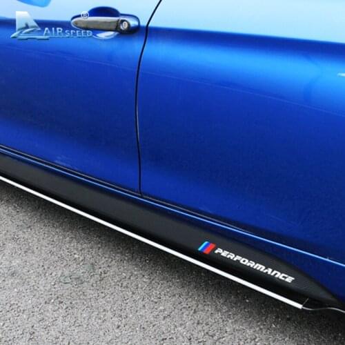 Airspeed M Performance Side Skirt Sills Stickers Auto Decal for BMW F30 F31 F32 F33 F15 F16 F10 E60 E61 Carbon Fiber Vinyl Decal