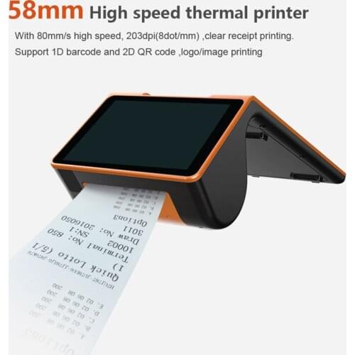 Android 7 inch touch screen nfc card reader qr code payment mobile payment pos terminal