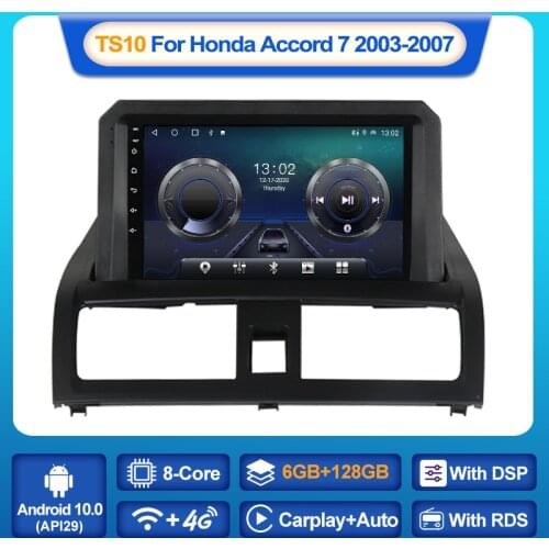 MEKEDE 6G+128G 4G LTE Car Radio Multimedia Video Player For Honda Accord 7 2002 2003 2004 2005 2006 2007 2DIN Navigation GPS DVD