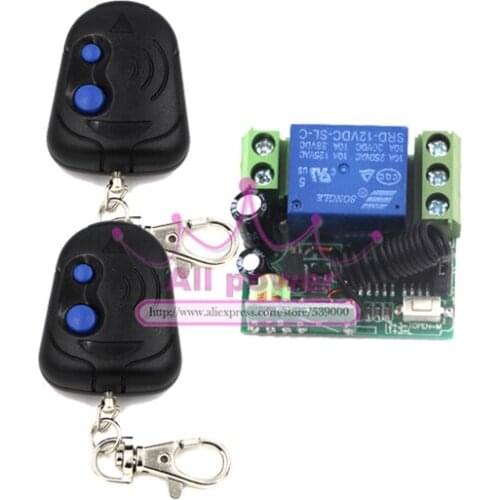 DC 12V RF Wireless Remote Control System Inter-lock Working Way Ceiling Fan Remote Control