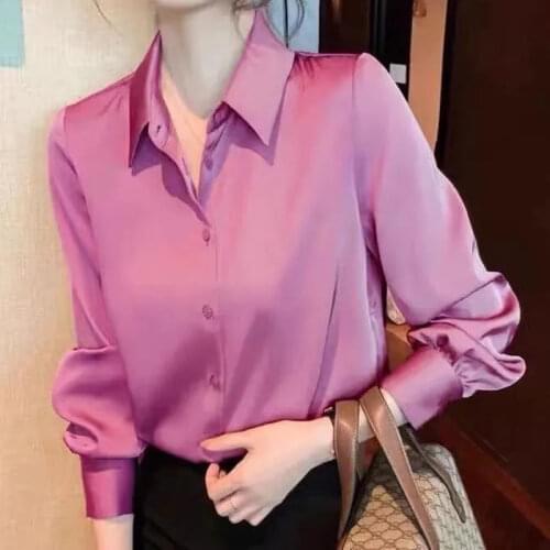 Gulinike Womens Satin Shirts