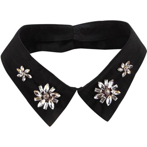 Hot Peter Pan Women Lapel Fake False Collar Detachable Collar Lapel Shirt decoration Removable collar fake collar ladies wild
