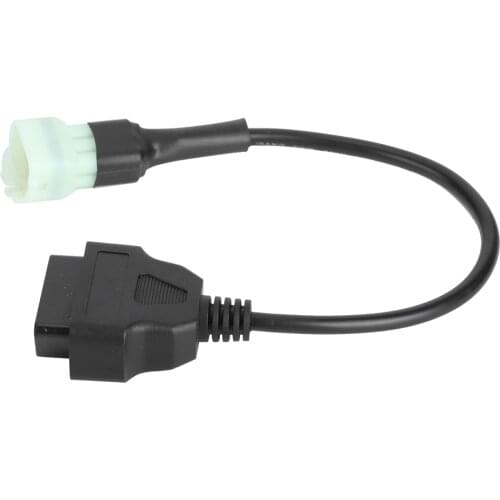 6 Pin To 16 Pin Adapter Cable OBD2 Engine Fault Diagnosis And Detector Fits For Motorcycles KTM Adapter Cable Black