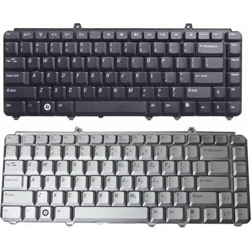 US laptop Keyboard for Dell FOR inspiron 1420 1520 1521 1525 NK750 R1-5-B08 PP29L XPS M1530 XPS M1330 US Silver and black