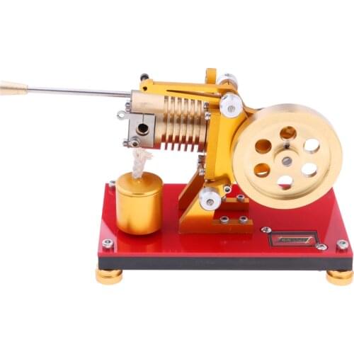 Hot Air Stirling Engine Motor Model, Flame Licker Eater Heat Engine Build Kits, Educational Toy Electricity Generator