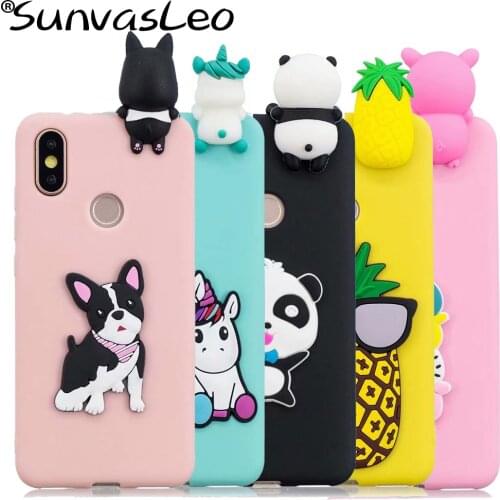 For Samsung Galaxy A10 A20 A20E A30 A40 A50 A70 A01 A11 A21 A41 A51 A71 A81 A91 3D Cartoon Animal Soft Case Phone Cover Shell
