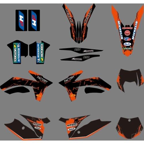 Decal for KTM SX 125 200 250 300 350 450 525 2011 2012 Team Background Motorcycle Fairing Sticker