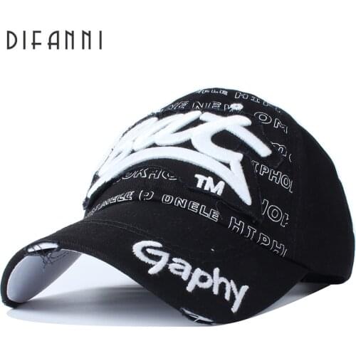 Difanni Wholesale Summer Style Baseball Cap BAT Fitted Leisure Snapback hats for Men Women Hiphop caps Sun Bone Casquette gorras