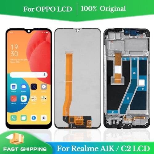 6.1'' Original For OPPO A1K CPH1923 Display Touch Screen Digitizer Assembly For OPPO Realme C2 RMX1941 LCD Screen Replacement