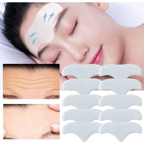 10pcs Anti-wrinkle Forehead Patches Removal Moisturizing Anti-aging Sagging Wrinkles Smoothing Lines Locking Moisture Moisture