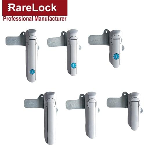 Cabinet Handle Lock for Electronical Cabinet Gym Locker Cupboad Metal Box Switchgear Shelves DIY Hardware Rarelock MMS551 ii