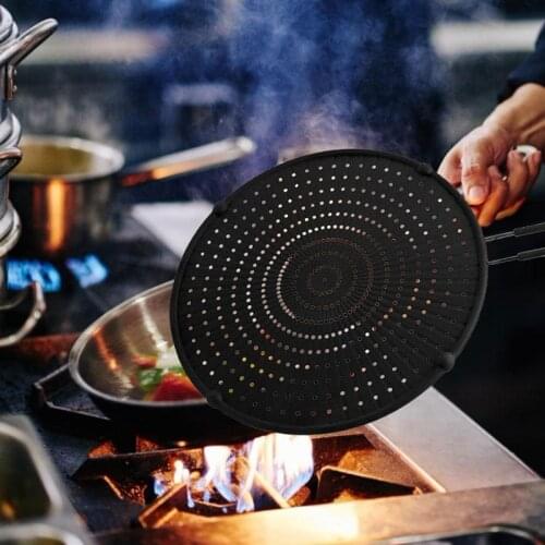 32cm Silicone Splatter Screen Guard Nonstick Oil Grease Pan Lid for Frying Pan Skillet Cooking Silicone