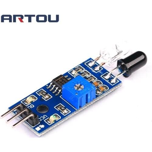 Smart Electronics Smart Car Robot Reflective Photoelectric 3pin IR Infrared Obstacle Avoidance Sensor Module for arduino Diy Kit
