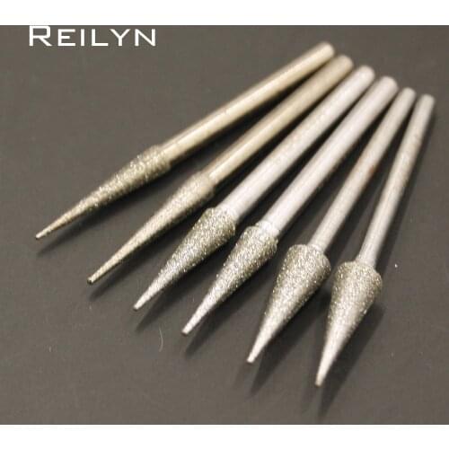 High quality 10pc 150# shank 3mm umbrella type 1mm-10mm Grinding Point Sanding Bits Durable Grinding Needle grinding burr