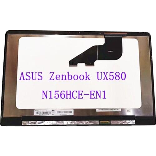 15.6" LAPTOP LCD SCREEN N156HCE-EN1 For ASUS ZenBook Pro 15 UX580 UX580G with touch Assembly FHD 1920*1080 panel replacement