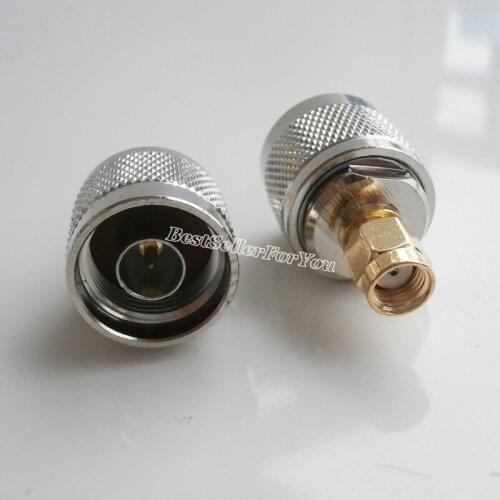 10Pcs N-Type Male Jumper Plug To RP-SMA RPSMA Male Jack RF Adapter Connector Router Link