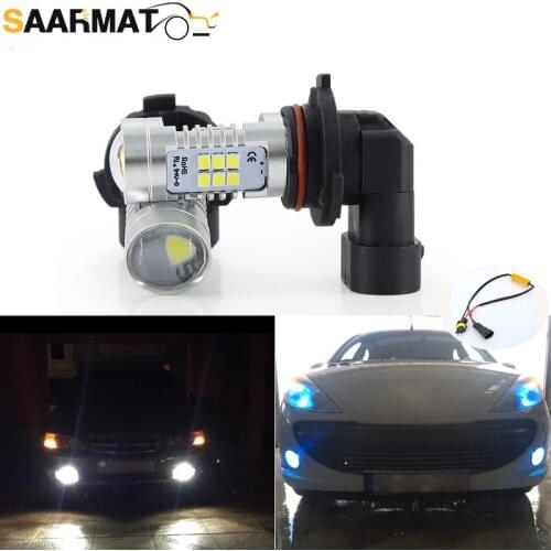 4pcs LED No error 9005 HB3 +CanBus decoder Car Fog Light For Subaru Mazda Acura Honda Toyota