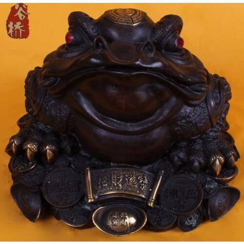 Bronze sculpture, crafts lucky toad decoration bronze sculpture, decoration
