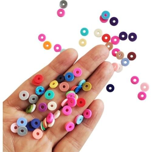 Mixed-Colour Polymer Clay Beads DIY Jewelry Bracelet Earring Necklace Craft Making Supplies Gift for Women Girl