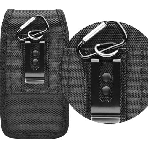 Case for Nokia 2.4 3.4 5.3 Phone Bag Waist Belt Clip Nylon Pouch Holster Card Holder Flip Cover Fanny Pack