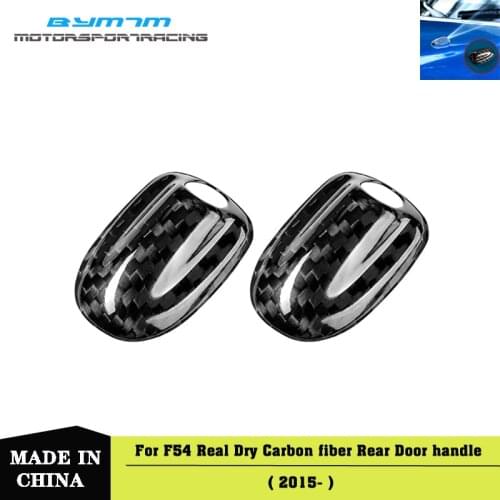 Real Dry Carbon fiber Wiper Nozzle Cover For MINI F54 F55 F56 F57 F60