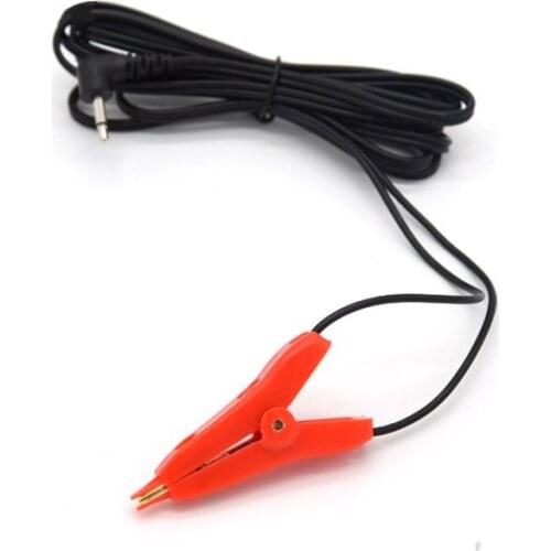 Conductvie Double Electrode Nipples Clamps / Clitoris Clips Medical Electro Shock Nipple Clips Sex Toys Accessory For Women Man