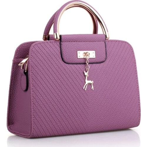 Summer 2021 Women Bags Wholesale Sales New PU Deer Twill Hoop Handbag Fashion Ladies Shoulder Messenger Bag